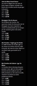 Menu Moon - Les vins  rouges page  3