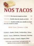 Menu O'délices - Les tacos et les menus tacos