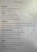 Carte et menu de Sapori Di Puglia à Haguenau — Les entrées, plats et viandes, ...
