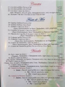 Carte et menu de La Villa de Jade à Schweighouse sur Moder — les crevettes, fruits de mer et viandes