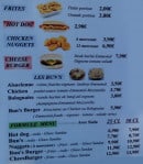 Menu BB Rocket - Les frites, les hot dog,.....