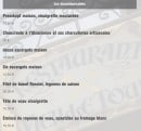 Menu La Vieille Tour - Les incontournables