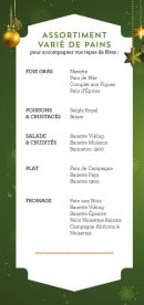 Carte et menu de Boulangerie Pâtisserie Banette à Lipsheim — Les assortiments de pains
