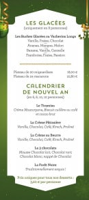 Carte et menu de Boulangerie Pâtisserie Banette à Lipsheim — Les glacées