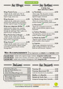 Menu Crock et Mâche - Les wraps, tartines et boissons, desserts,....