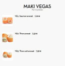 Menu Tokyo Sushi - Maki vegas