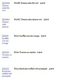 Menu Tokyo Sushi - Les desserts page 2