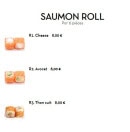 Menu Tokyo Sushi - Saumon roll