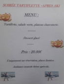 Menu Brasserie la Couronne - Exemple de menu