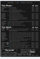 Menu Pizza le 44 - Les pizzas