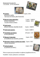 Menu La croix d'or - Exemple de menu