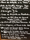 Menu A l'Agneau - Les plats à la carte