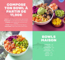 Menu Island Poké - Les bowls