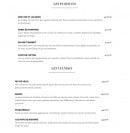 Menu JY's - Viandes et poissons