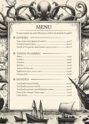 Menu Kraken Colmar - Menu