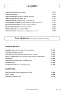 Menu L’Adriatico - Les pâtes et viandes
