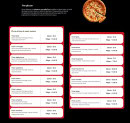Carte et menu de La pause à Colmar — Pizzas