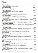 Menu La Storia - Les pizzas