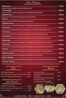 Menu Meram - Les pizzas pide et borek
