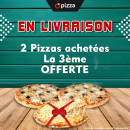 Menu O'pizza - Offre en livraison