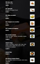 Menu Suki - Les entrées page 2