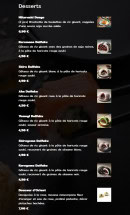 Menu Suki - Les desserts