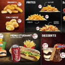 Menu Burger Grill - Les nuggets, frites et desserts