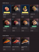 Menu Côté Sushi - Les nikkeis et sushis nikkeis