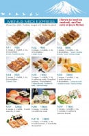 Menu Fujisan - Les menus midi express
