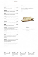 Menu Gambrinus - Tartes flambées