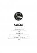 Menu L'escale - Les salades