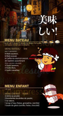 Menu Mev - Le menu bateau et menu enfant