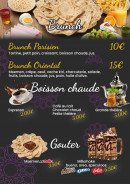 Menu O'secret - Brunch, boissons chaudes et gouter,...