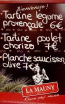 Carte et menu de La Nouvelle Brasserie Runser à Village Neuf — Exemple de menu