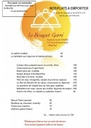 Menu Le Bouquet Garni - Du lundi au dimanche, chaque midis