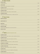 Menu Auberge du Ried - Entrées et salades