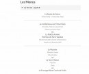 Carte et menu de La Flammerie à Ribeauville — Menu terroir