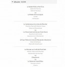 Carte et menu de La Flammerie à Ribeauville — Menu alsacien
