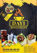 Carte et menu Dayi