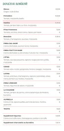 Carte et menu de La Stazione à Montreux Vieux — Pinsa romana