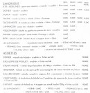Carte et menu de O'KTB à Hagenthal le Bas — Menu 2