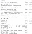 Carte et menu de O'KTB à Hagenthal le Bas — Menu 1