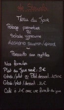 Menu Le Stewala - Un exemple de menu du jour