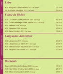 Carte et menu de Au Bon Coin à Kaysersberg Vignoble — Les autre vins