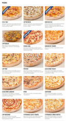 Menu Capitaine Pizza - Les pizzas