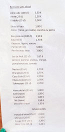 Carte et menu de Ferme-Auberge du Bruckenwald à Masevaux-Niederbruck — Les boissons sans alcool