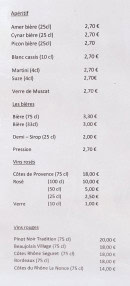 Carte et menu de Ferme-Auberge du Bruckenwald à Masevaux-Niederbruck — Les apéritifs, vins