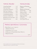 Carte et menu de Petit Bangkok à Masevaux-Niederbruck — Entrées, plateaux