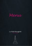 Carte et menu Petit Bangkok Masevaux