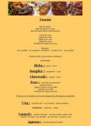 Menu Auberge du Grand Langenberg - Les menus groupes: les viandes